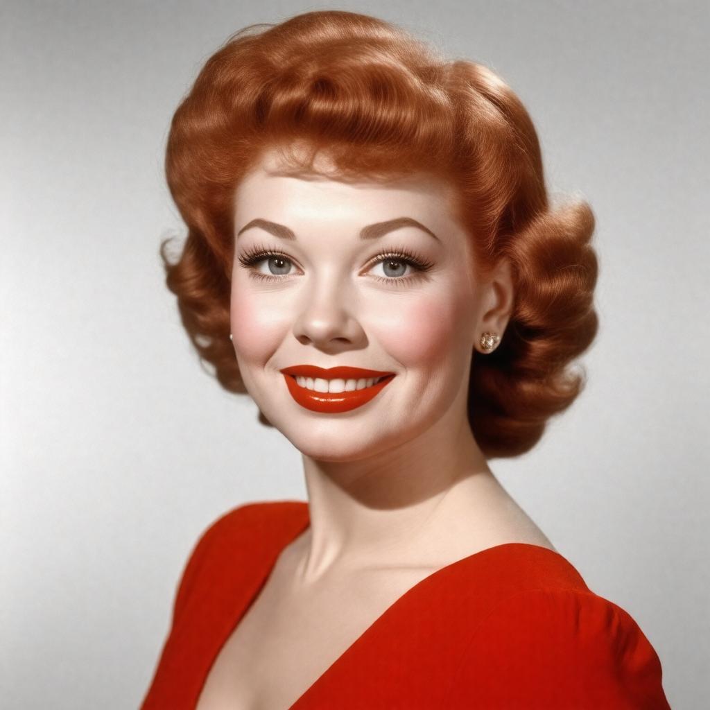 AI-created image of Lucille Ball