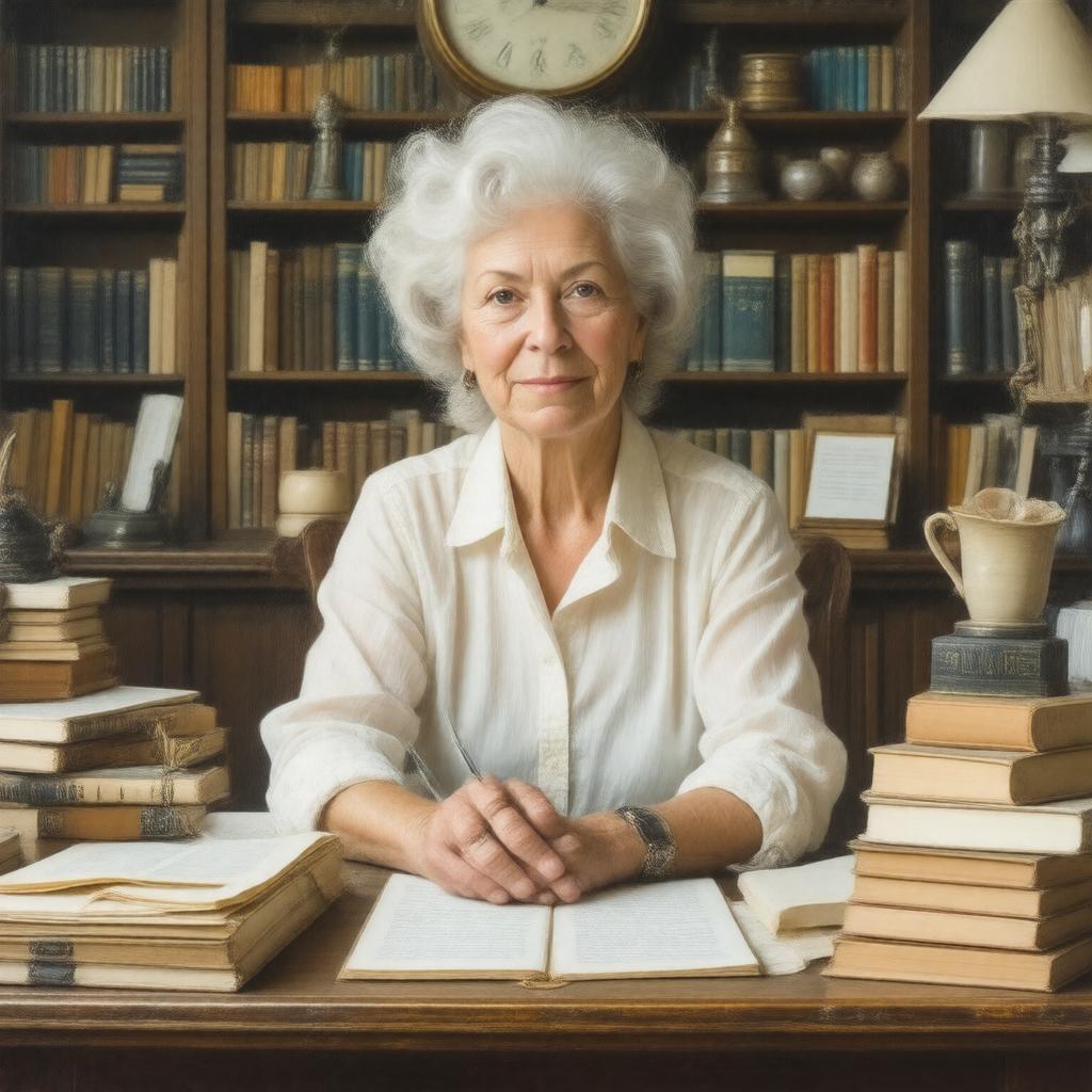 AI-created image of Lucinda Clarke