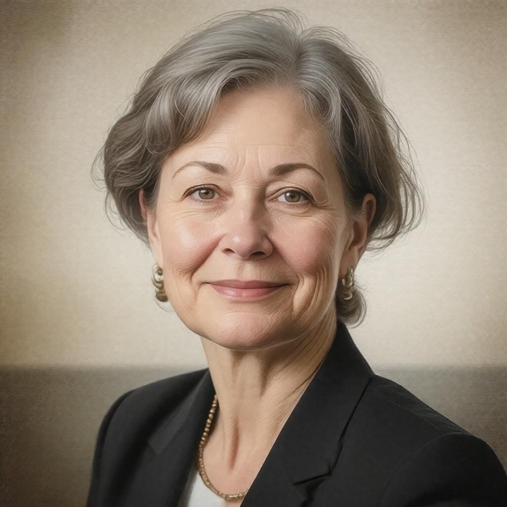 AI-created image of Lucinda Macy