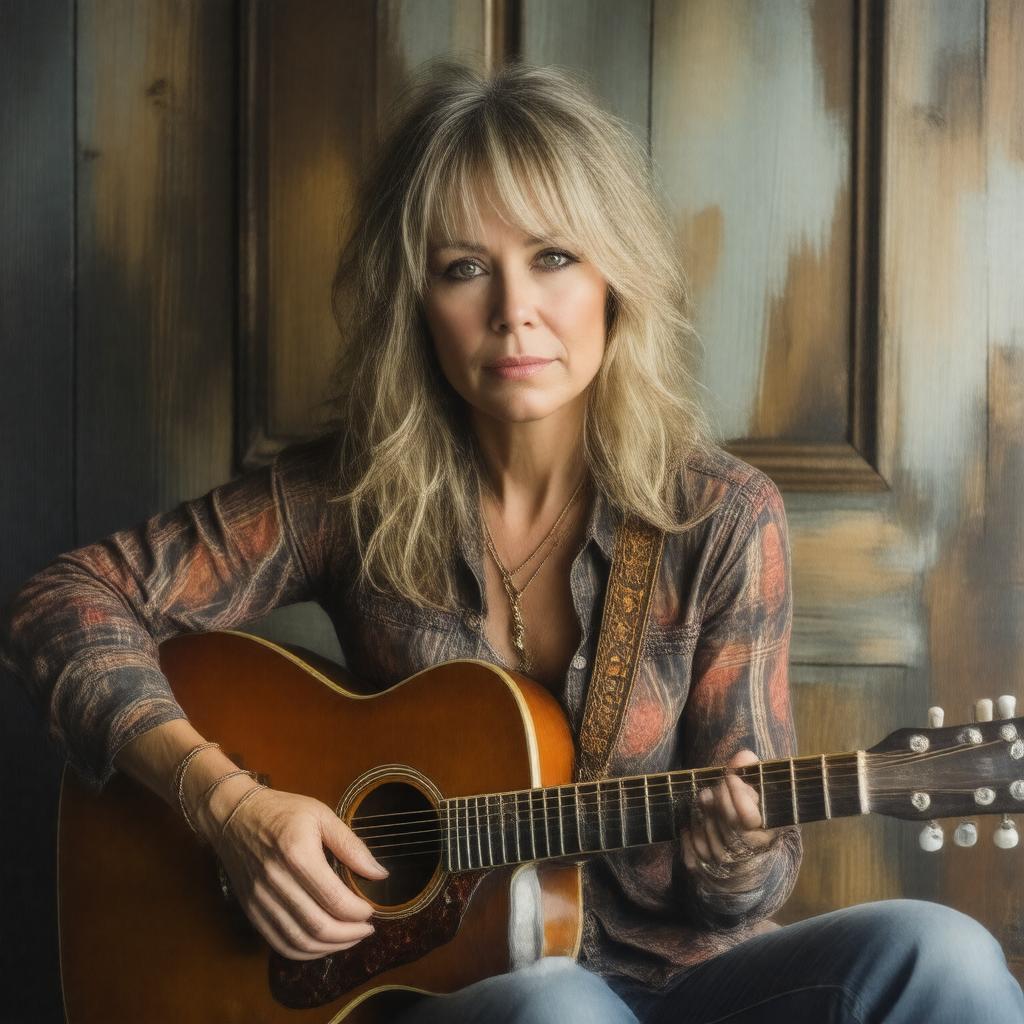 AI-created image of Lucinda Williams