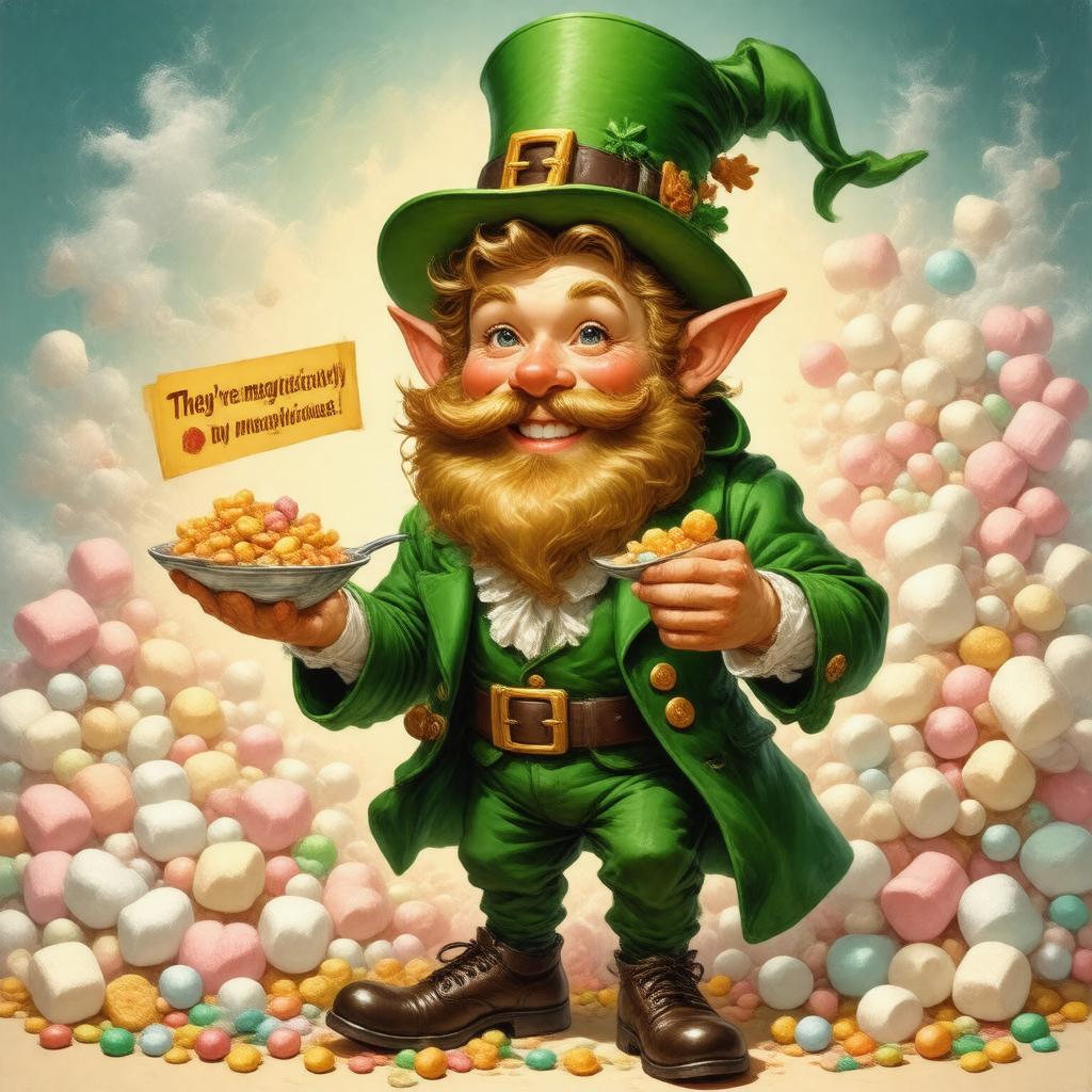 AI-created image of Lucky the Leprechaun