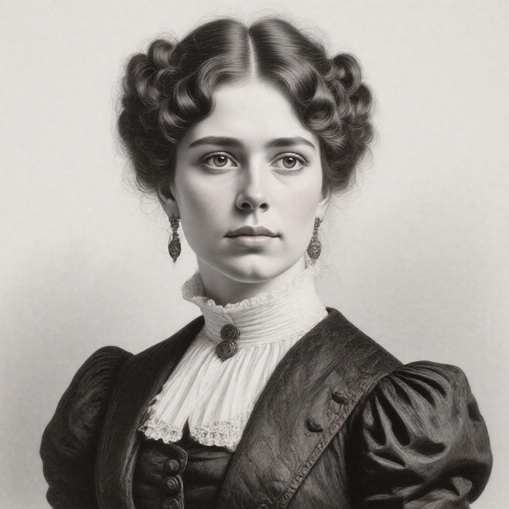 Click to view larger image AI-created image of Lucy Cavendish