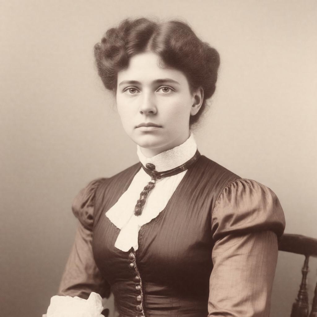 AI-created image of Lucy Dewey