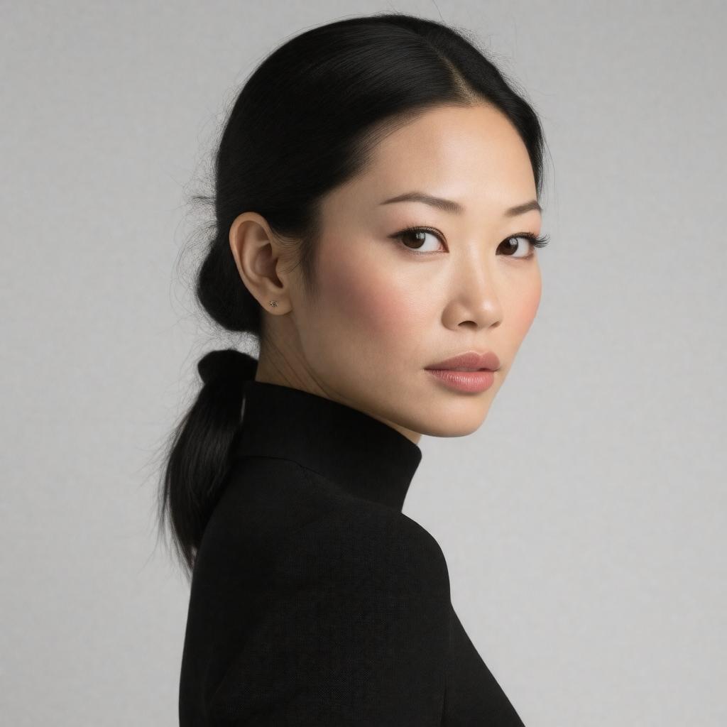 AI-created image of Lucy Liu