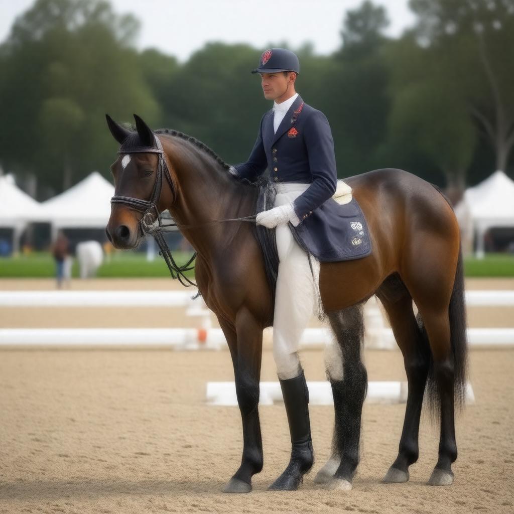 AI-created image of Ludger Beerbaum