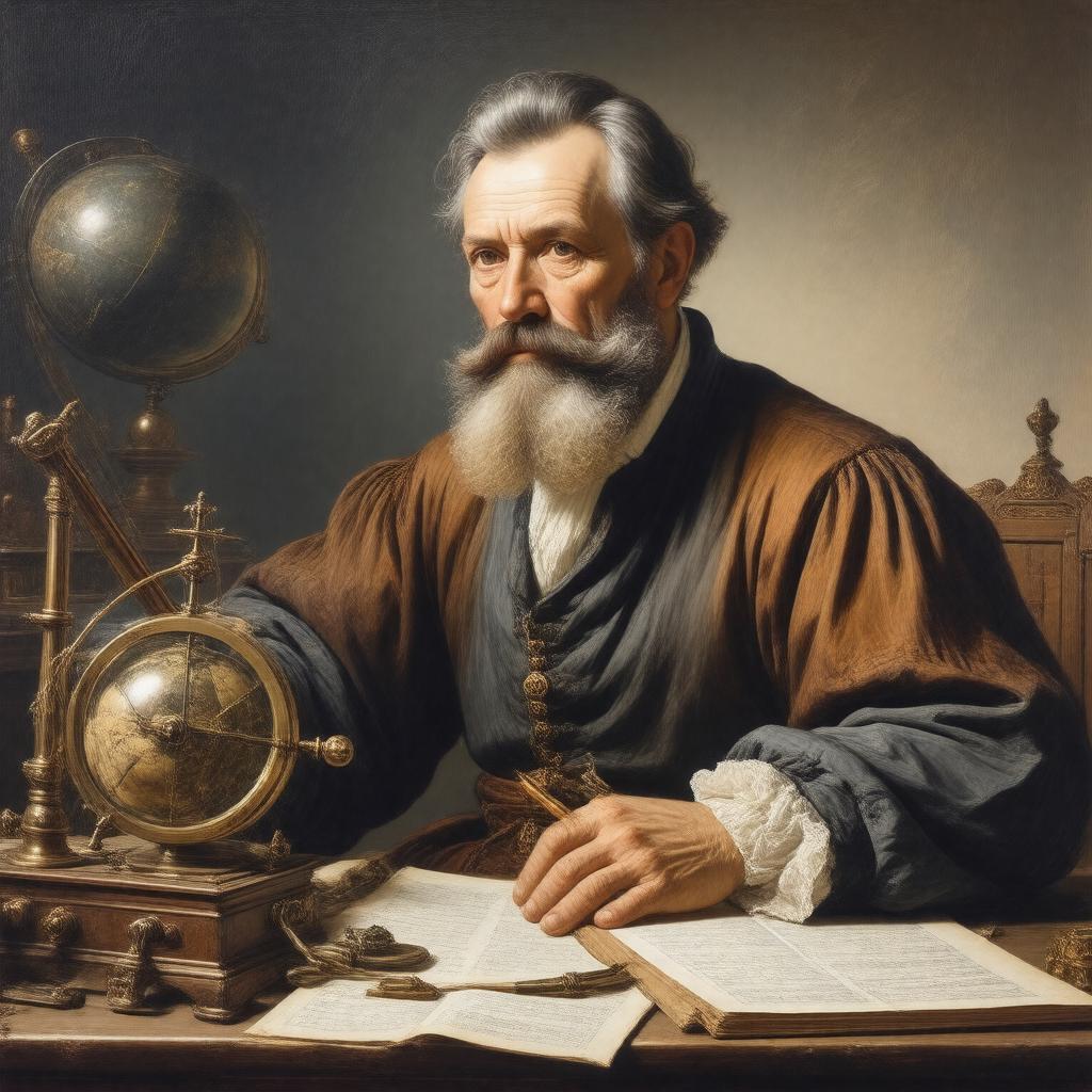 AI-created image of Ludwig Kepler