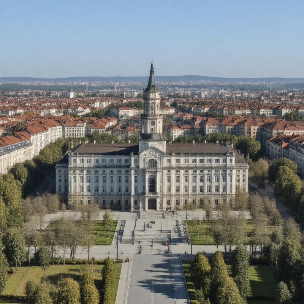 AI-created image of Ludwig Maximilian University of Munich