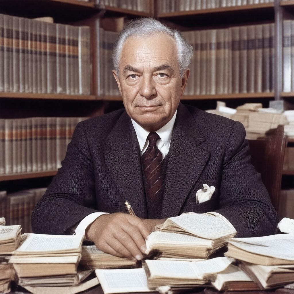 AI-created image of Ludwig von Mises
