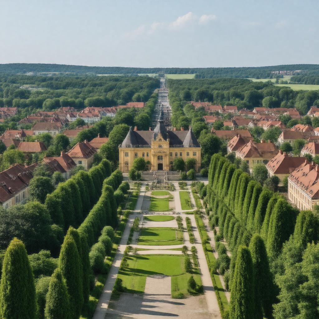 AI-created image of Ludwigsburg