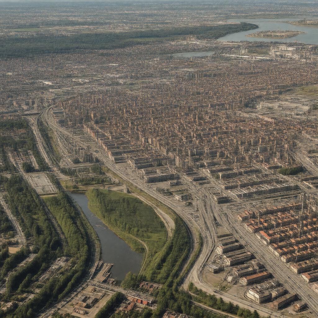 AI-created image of Ludwigshafen am Rhein