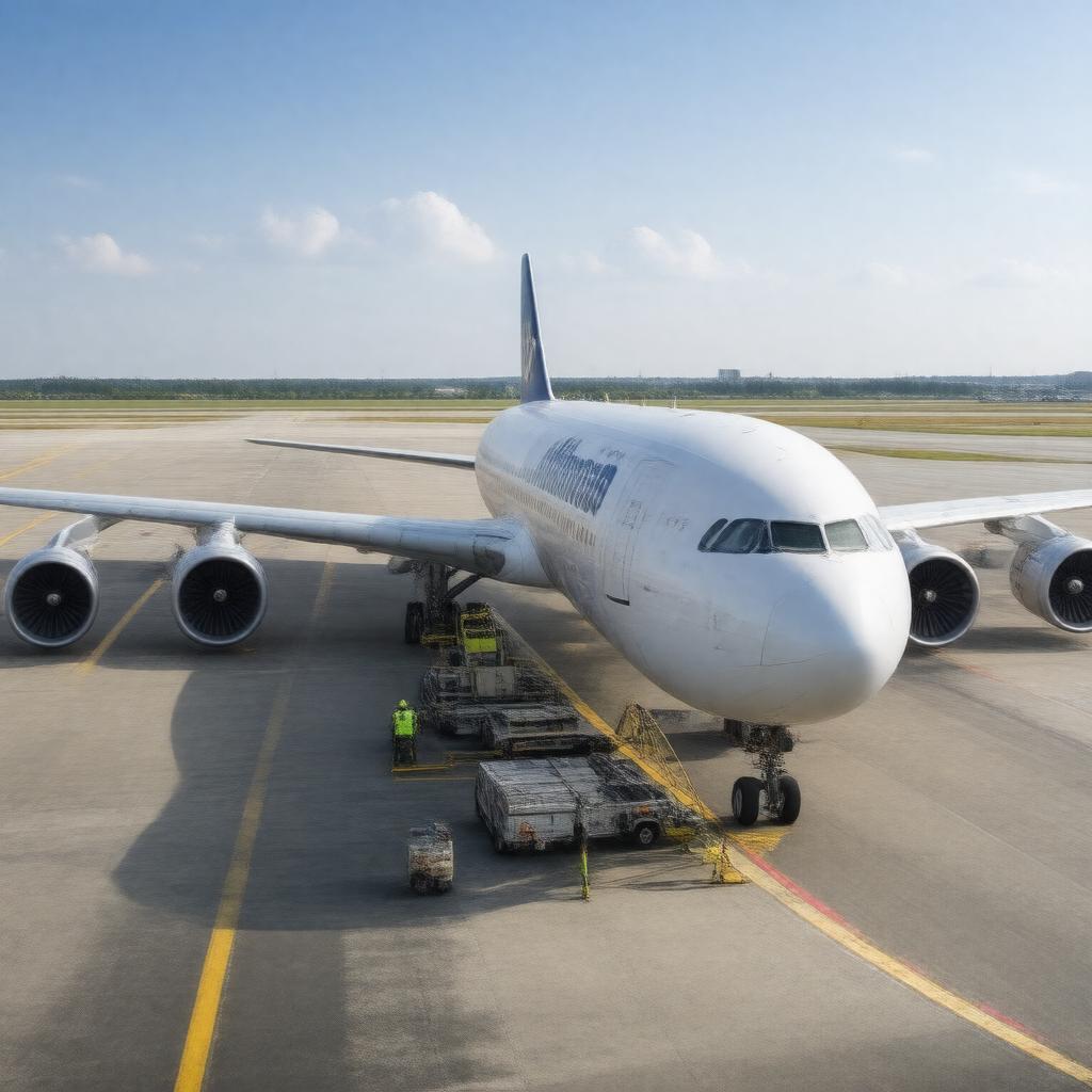 AI-created image of Lufthansa Cargo