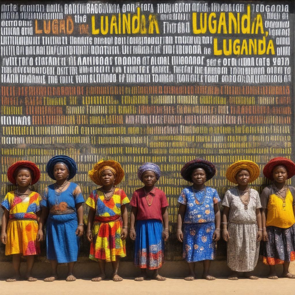 AI-created image of Luganda