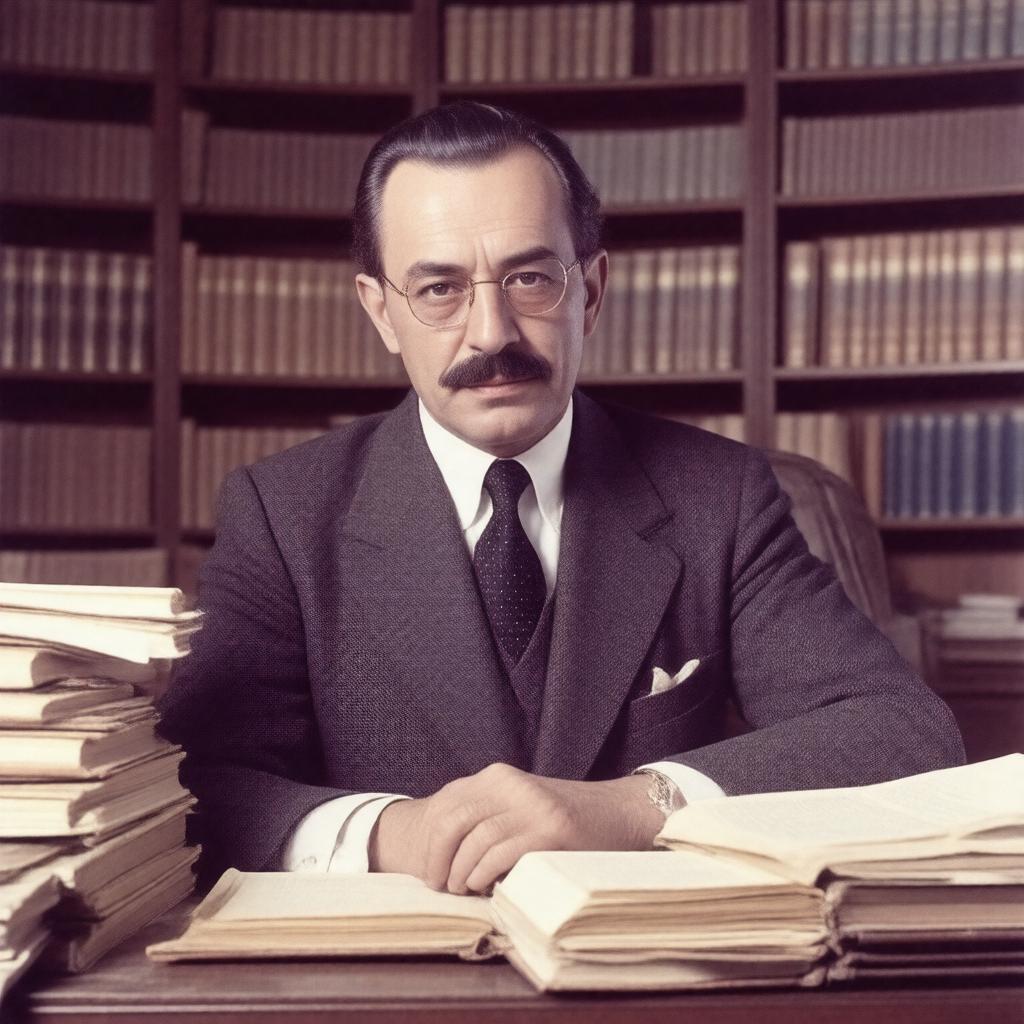 AI-created image of Luigi Pasinetti