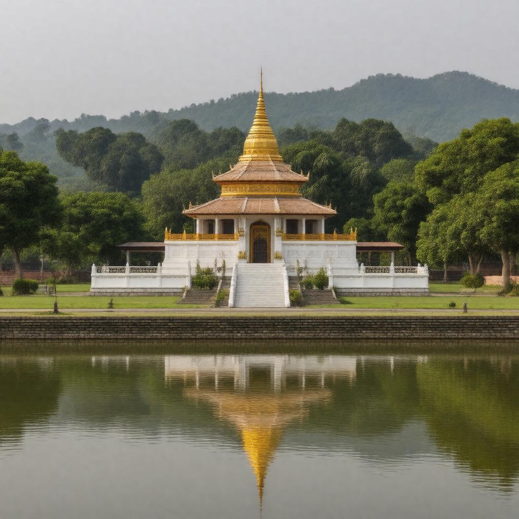 AI-created image of Lumbini
