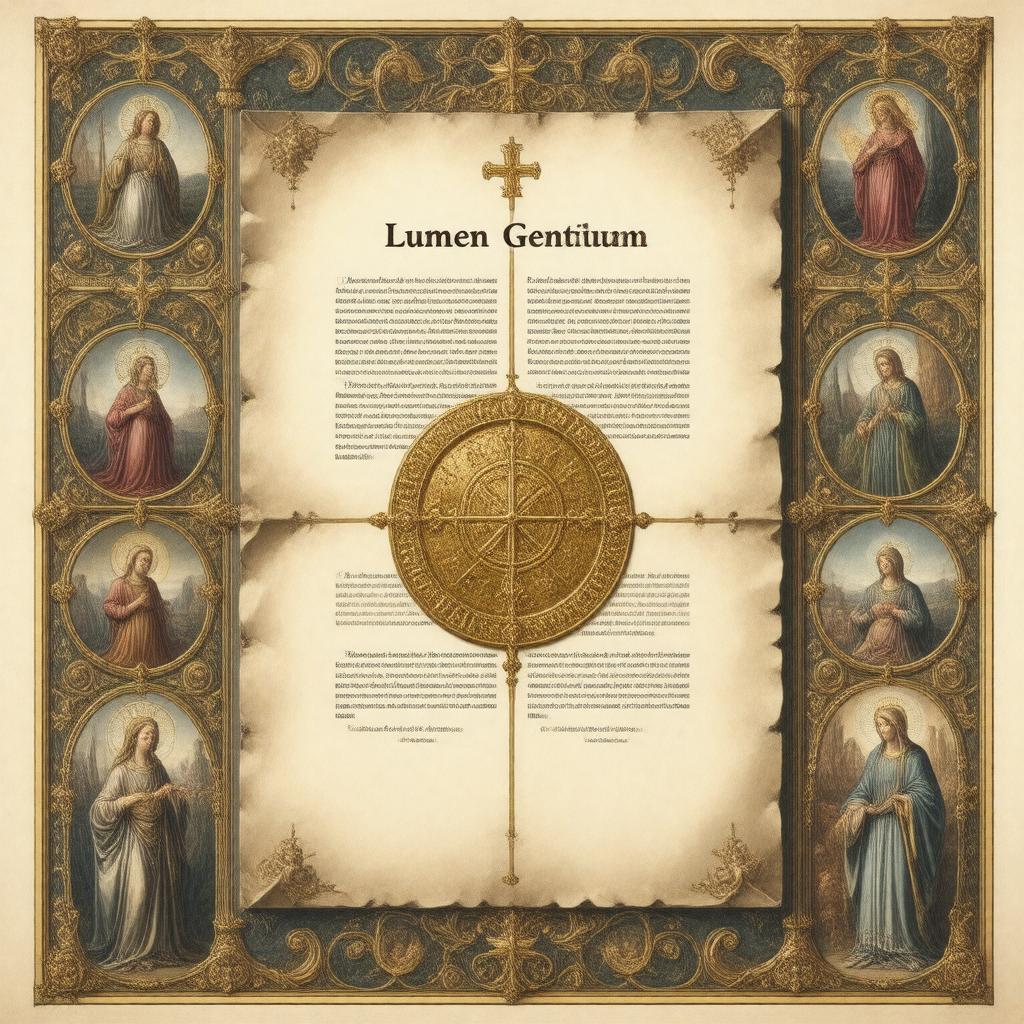 AI-created image of Lumen Gentium