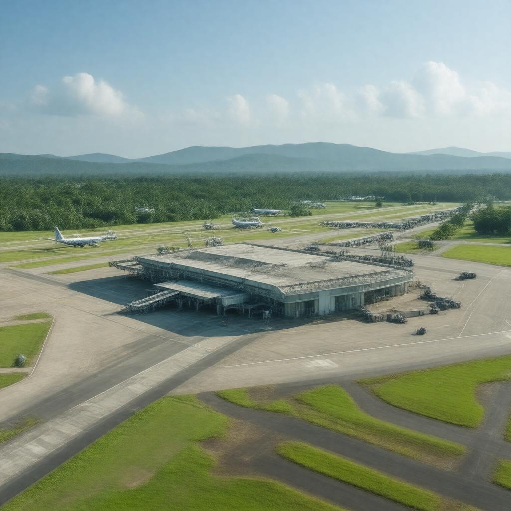 Click to view larger image AI-created image of Lungi International Airport