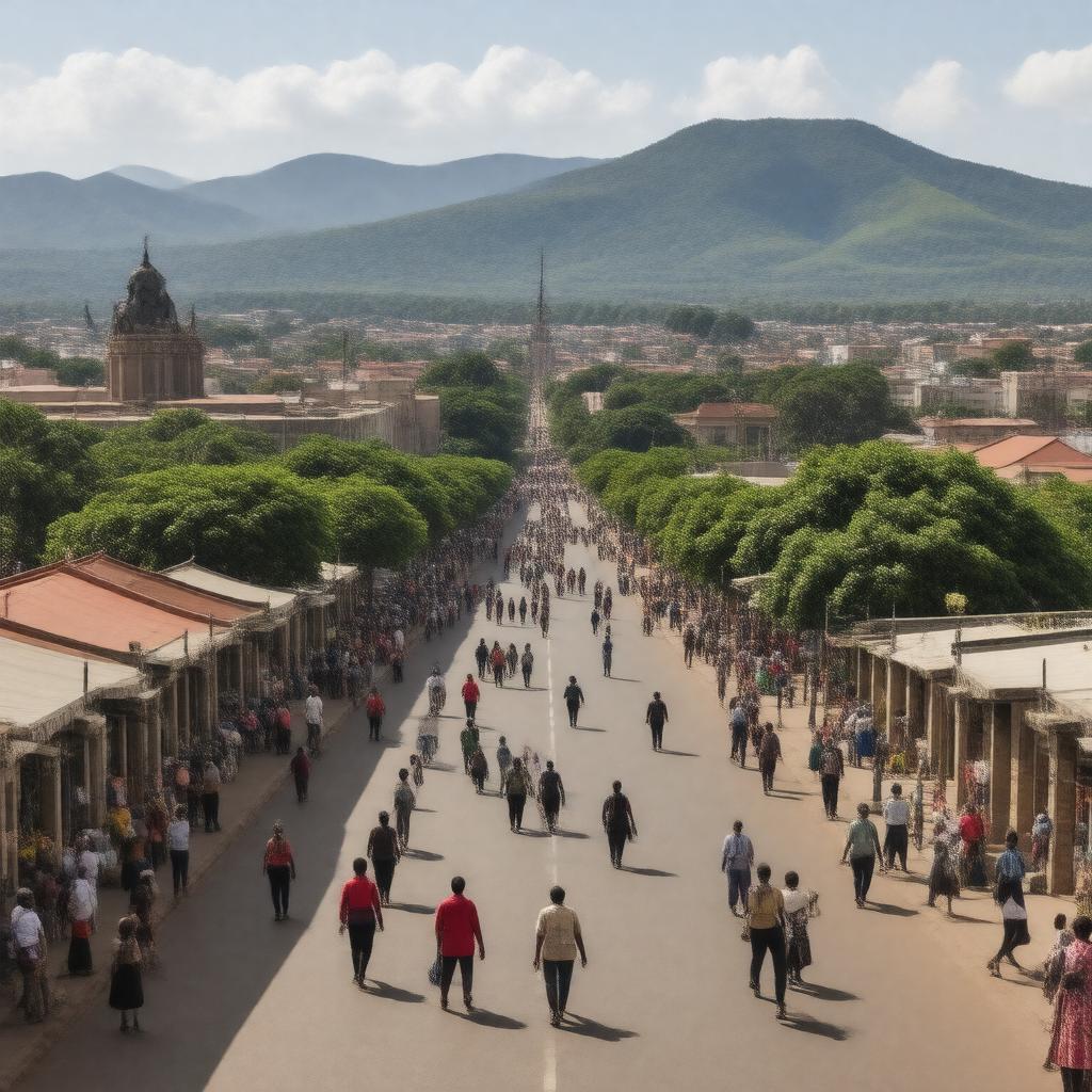 AI-created image of Lusaka