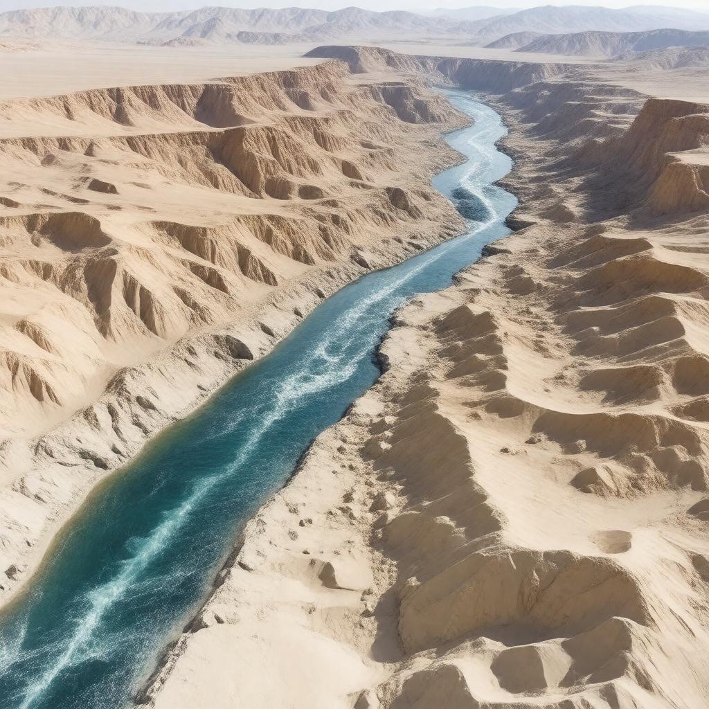AI-created image of Lut River