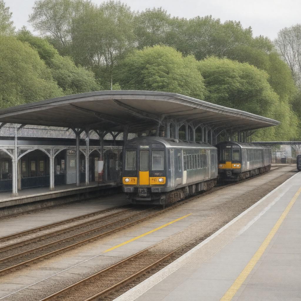 AI-created image of Luton Airport Parkway