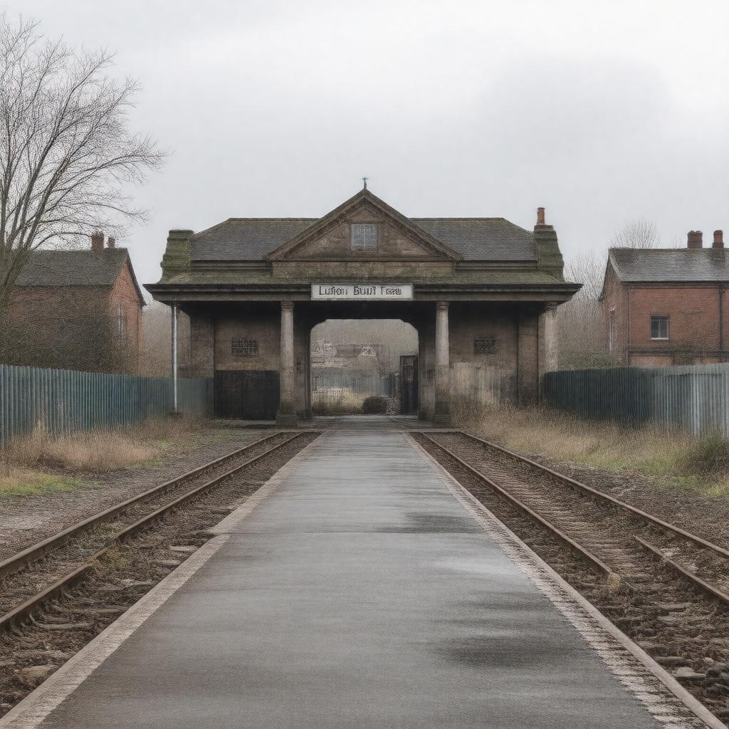 AI-created image of Luton Bute Street (closed)