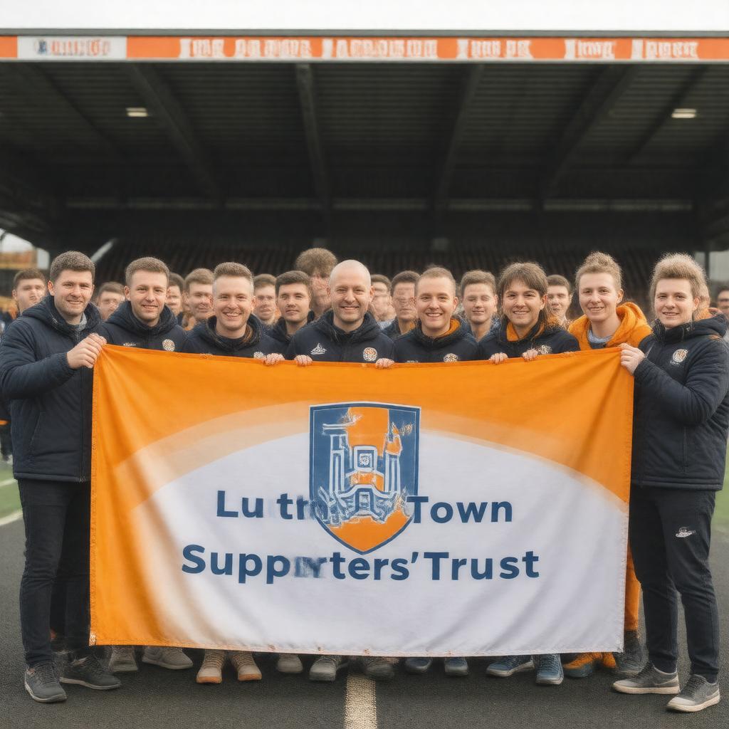 Click to view larger image AI-created image of Luton Town Supporters' Trust