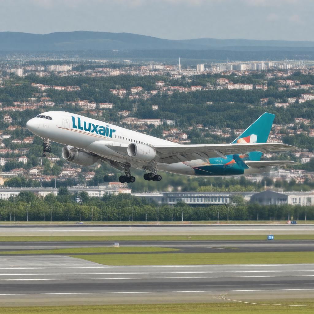 Click to view larger image AI-created image of Luxair