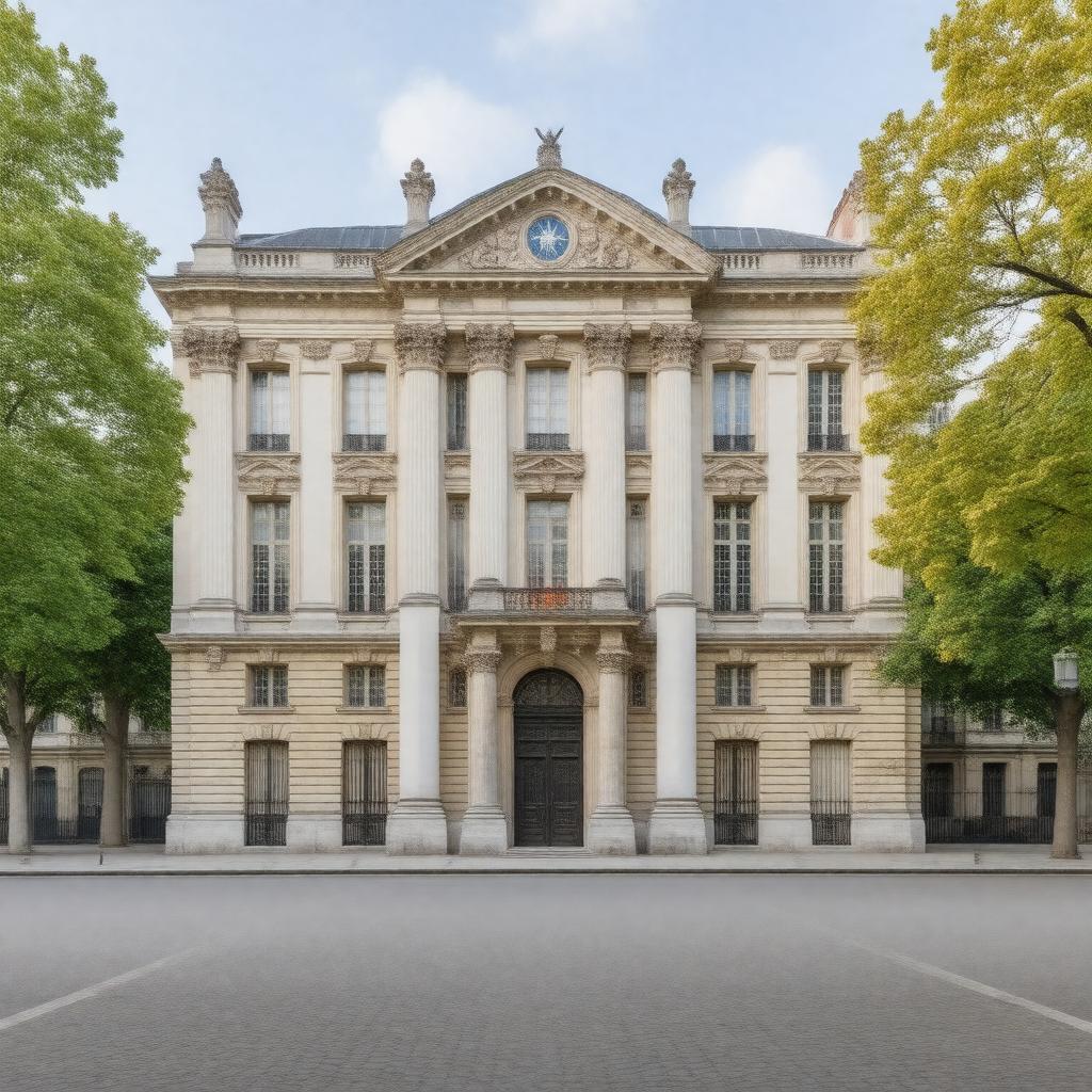 AI-created image of Lycée Henri-IV