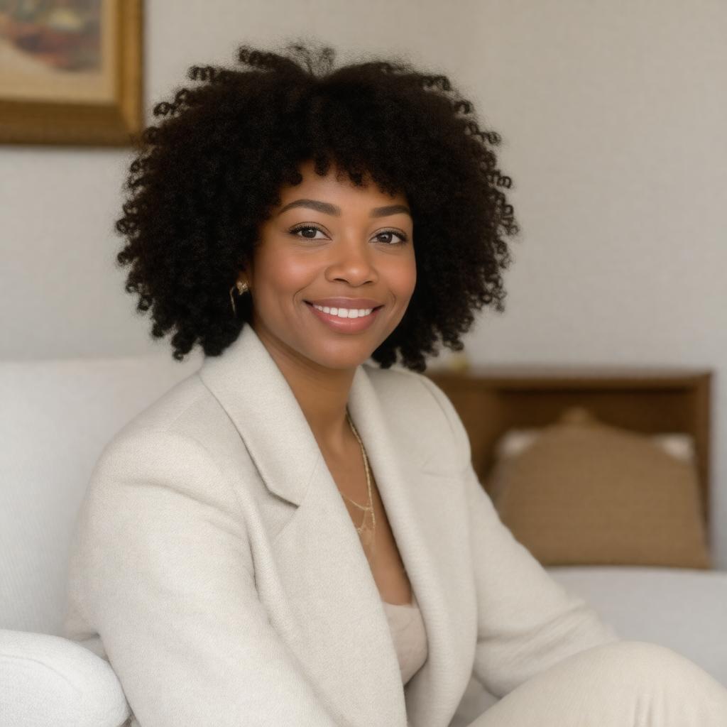 Click to view larger image AI-created image of Lydia Ayoade