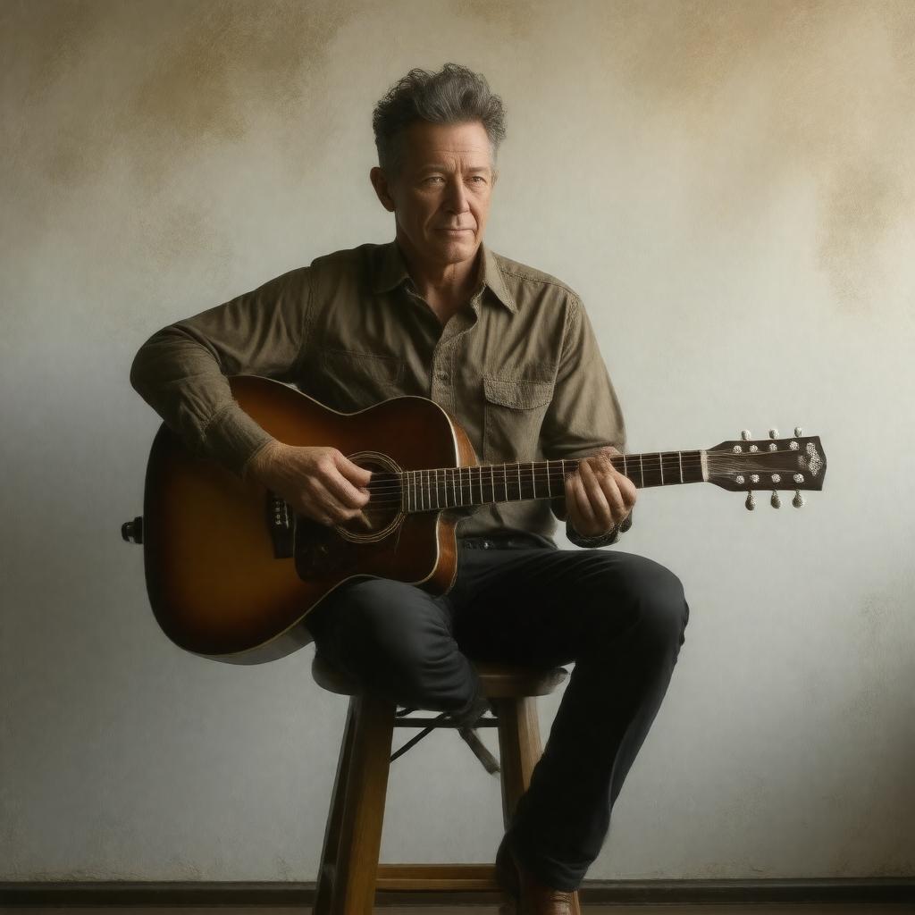 AI-created image of Lyle Lovett