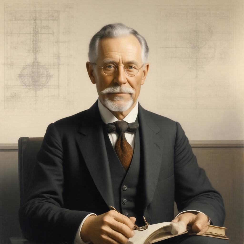 AI-created image of Lyman J. Briggs