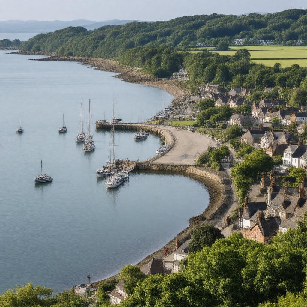 AI-created image of Lymington