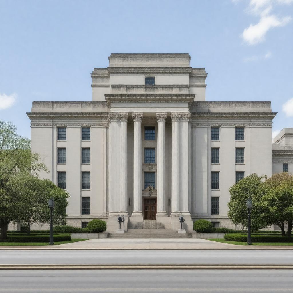 Click to view larger image AI-created image of Lyndon Baines Johnson Department of Education Building