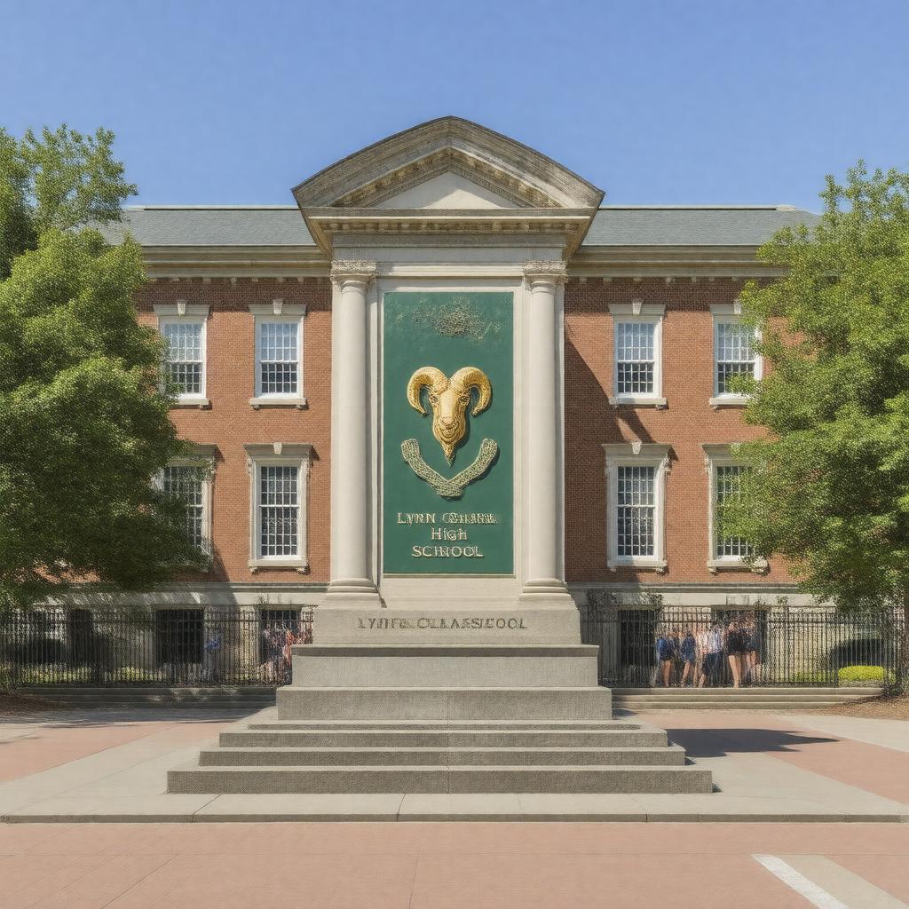 AI-created image of Lynn Classical High School