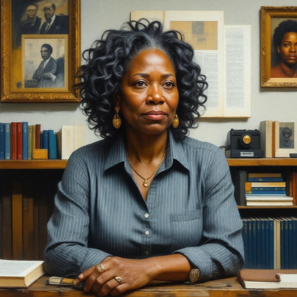 AI-created image of Lynn Nottage