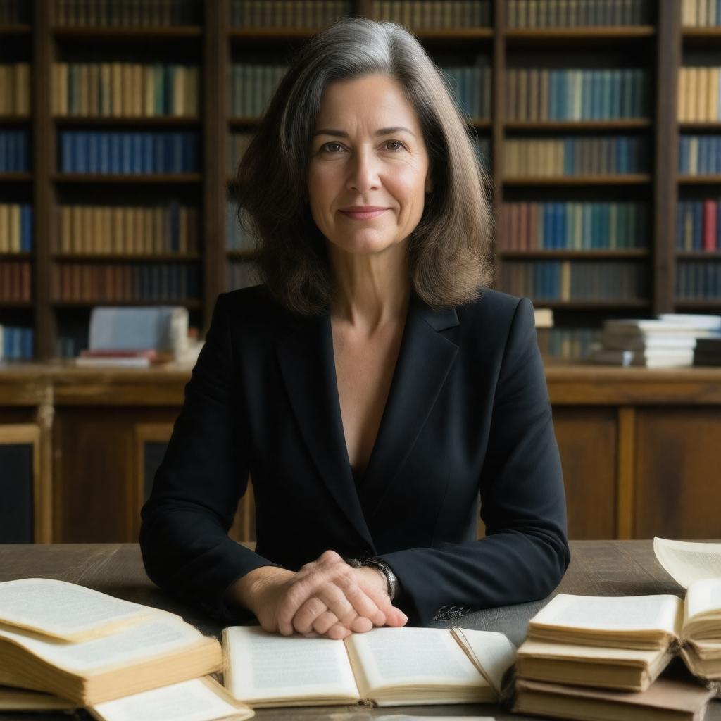 AI-created image of Lynn Vavreck