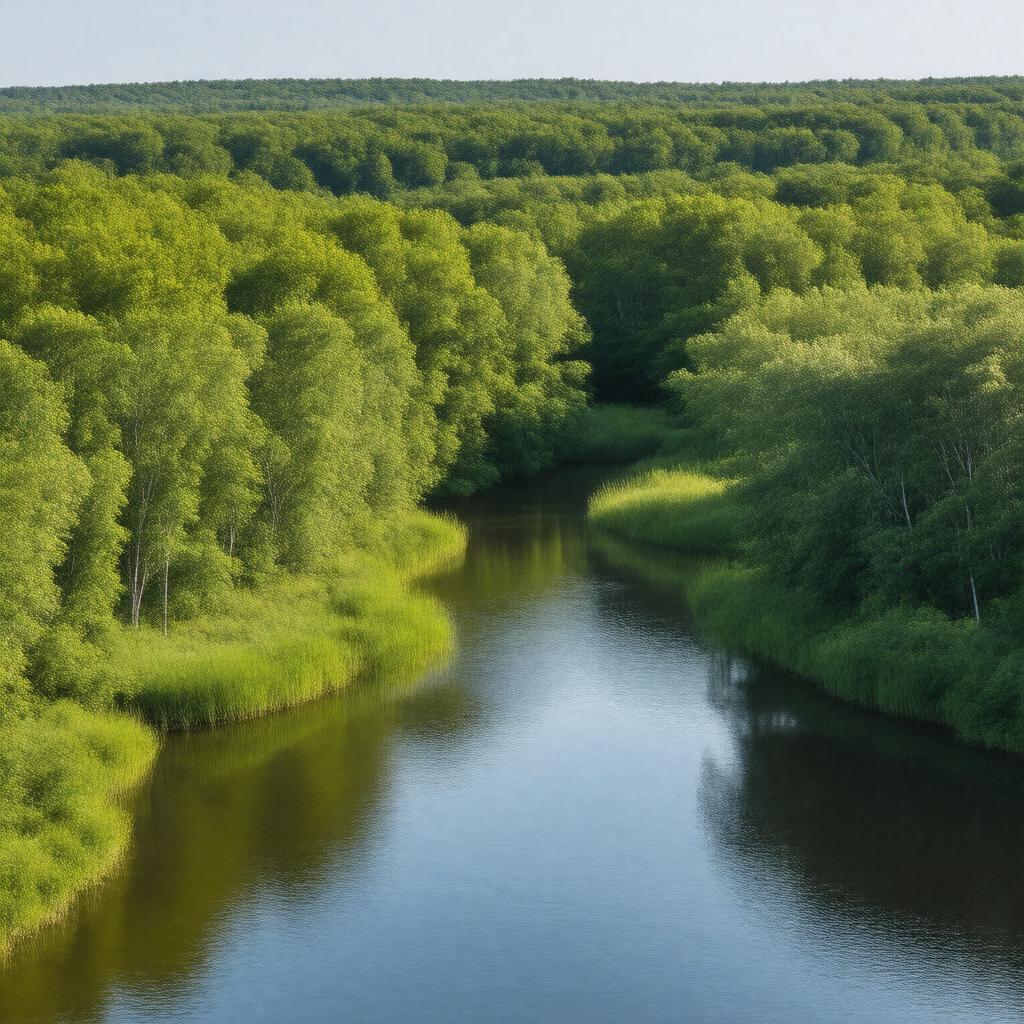 AI-created image of Lynn Woods Reservation