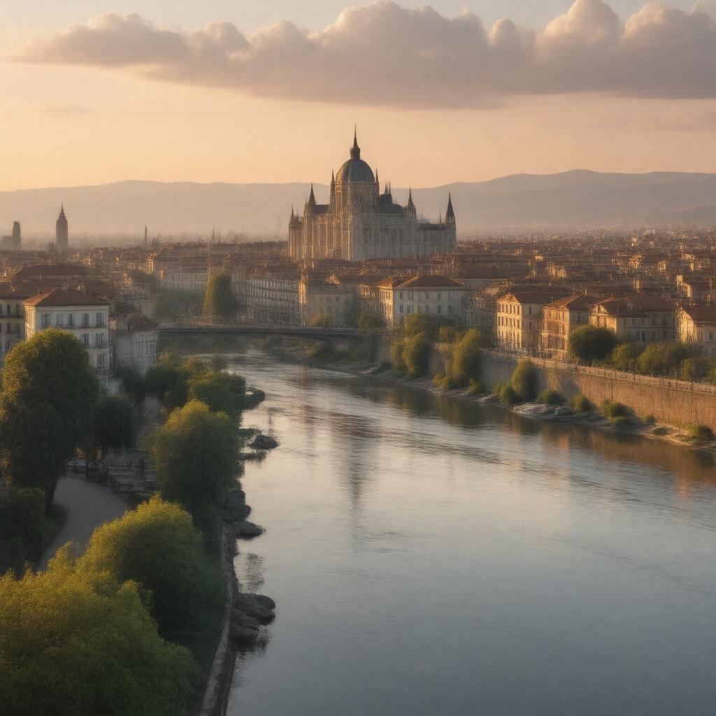 AI-created image of Lyon, France