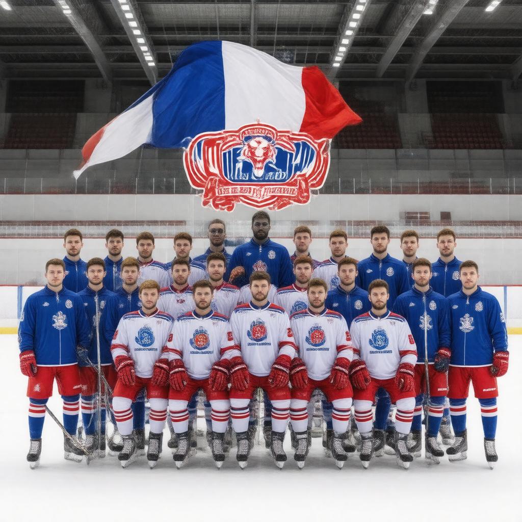 Click to view larger image AI-created image of Lyon Hockey Club