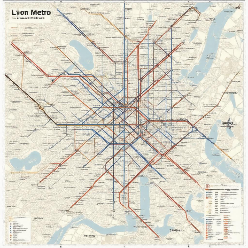 Click to view larger image AI-created image of Lyon Metro