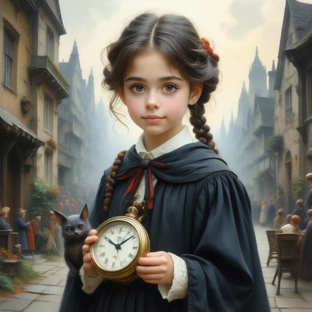 AI-created image of Lyra Belacqua