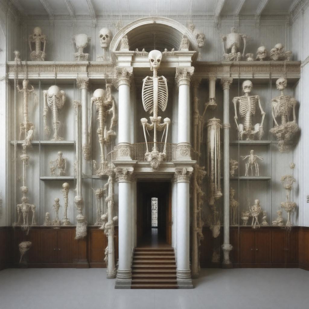 AI-created image of Mütter Museum