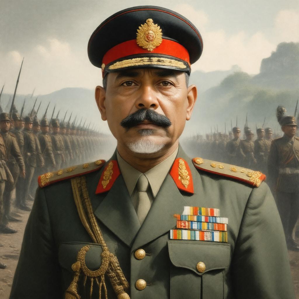 AI-created image of M. A. G. Osmani