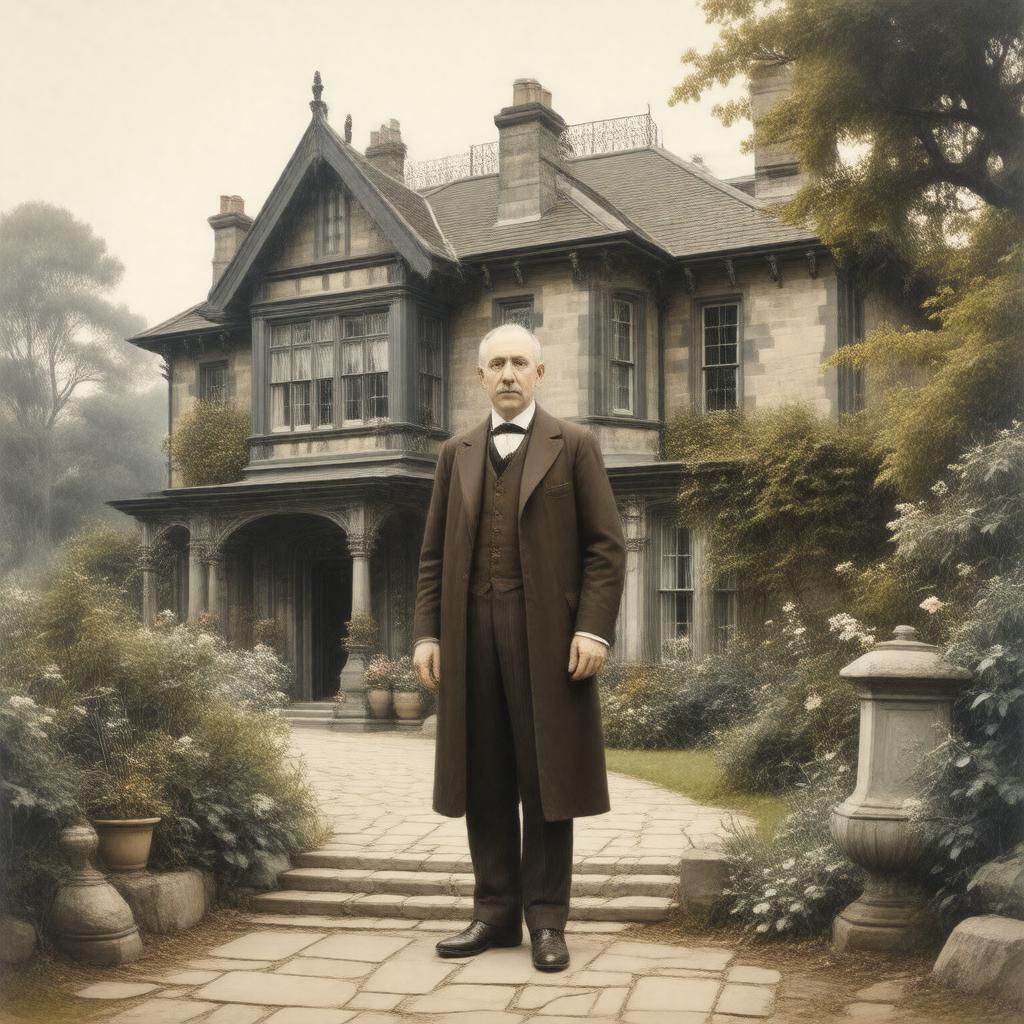 AI-created image of M. H. Baillie Scott