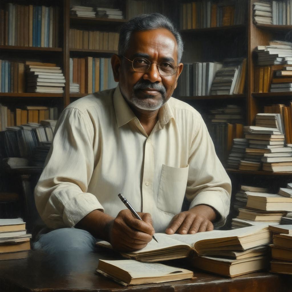 AI-created image of M. Sukumaran