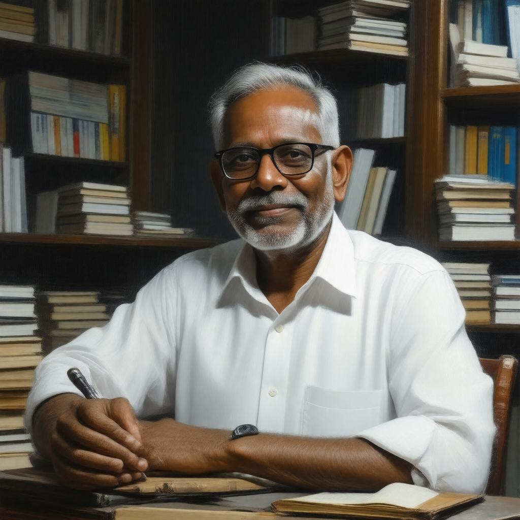 AI-created image of M. T. Vasudevan Nair