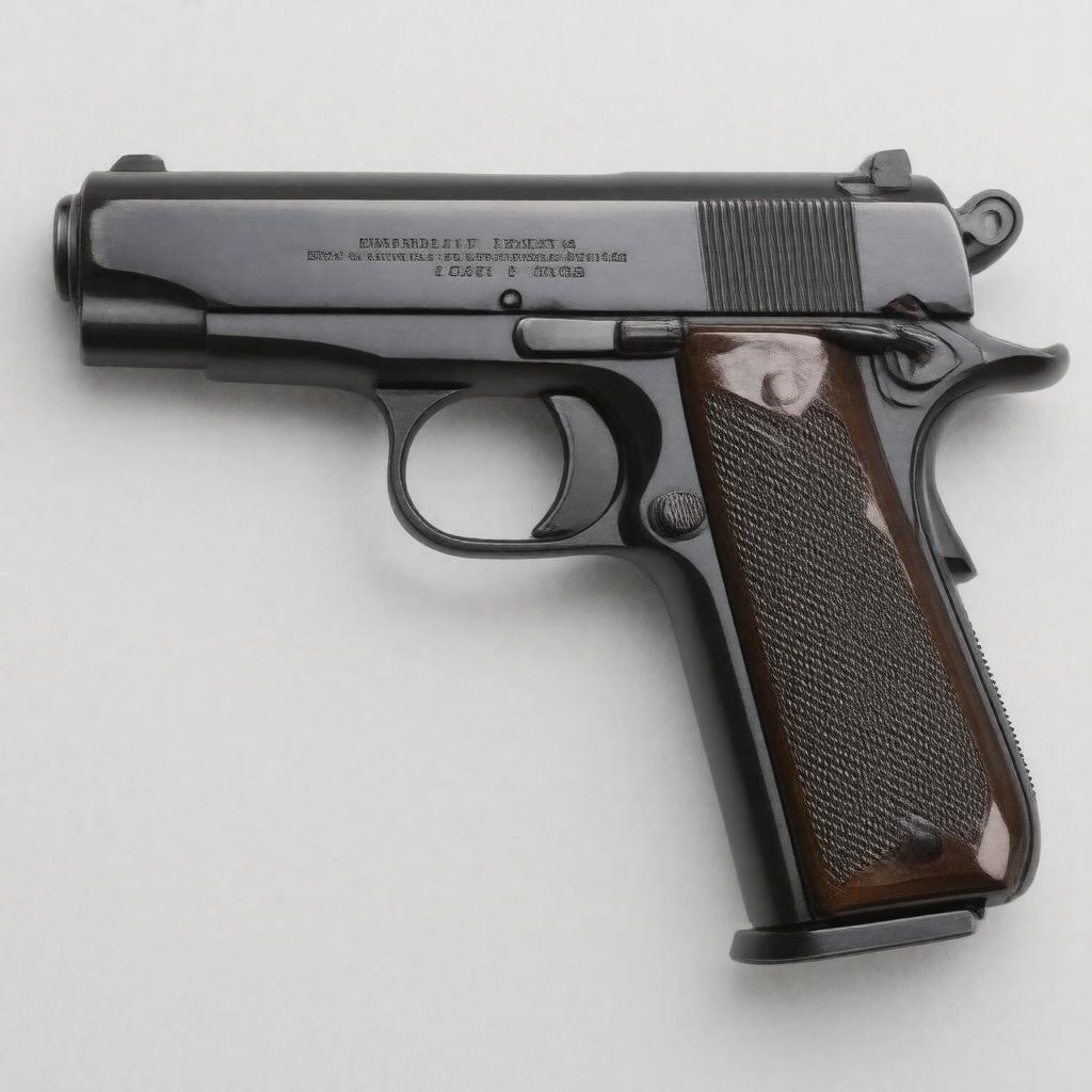 AI-created image of M1911 pistol