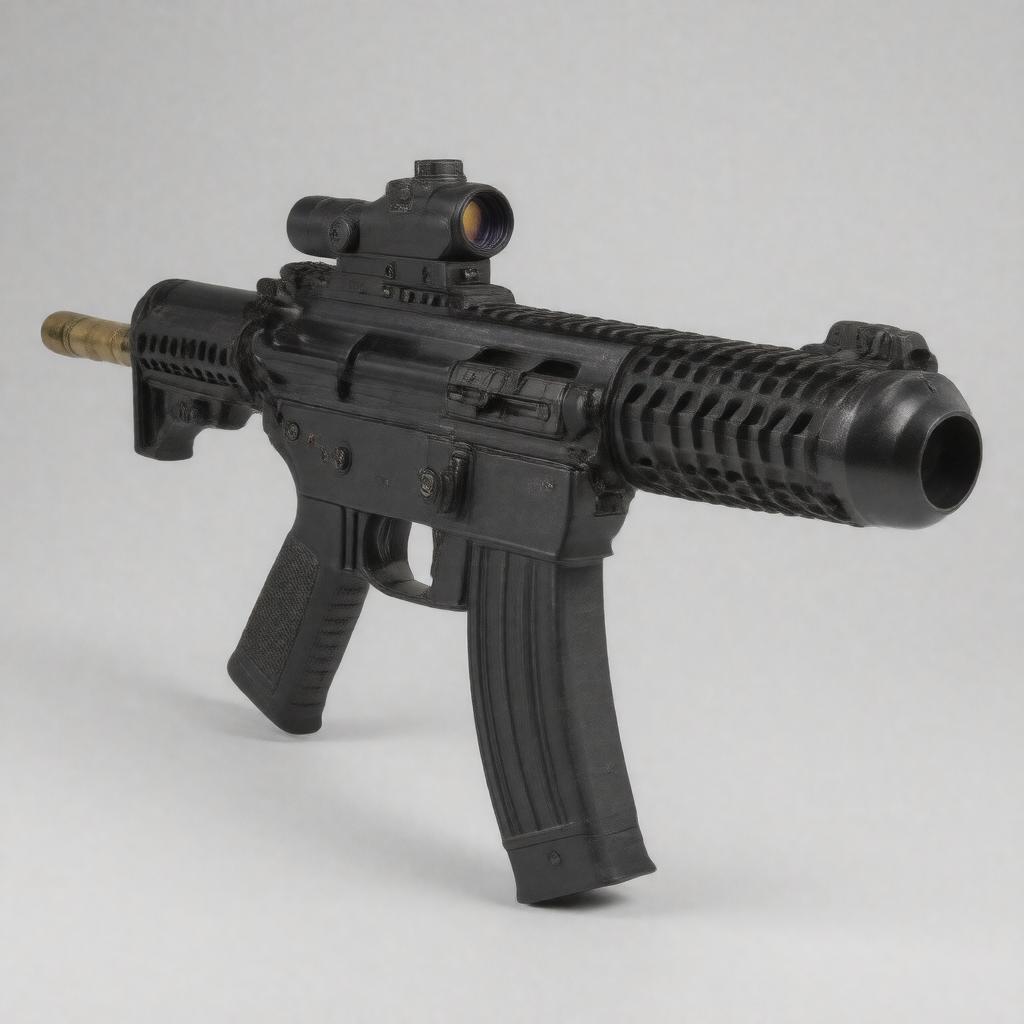 AI-created image of M203A1 grenade launcher