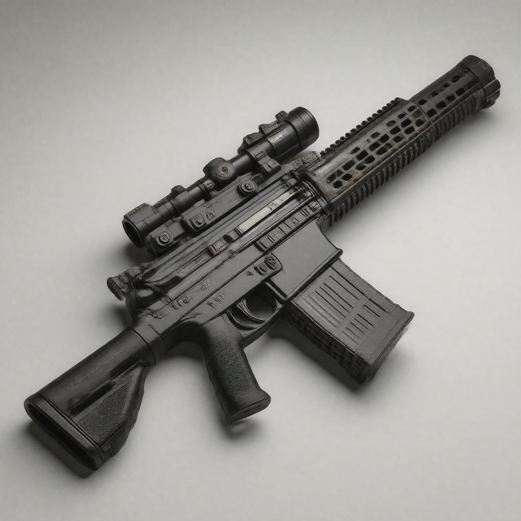 Click to view larger image AI-created image of M500A1 shotgun