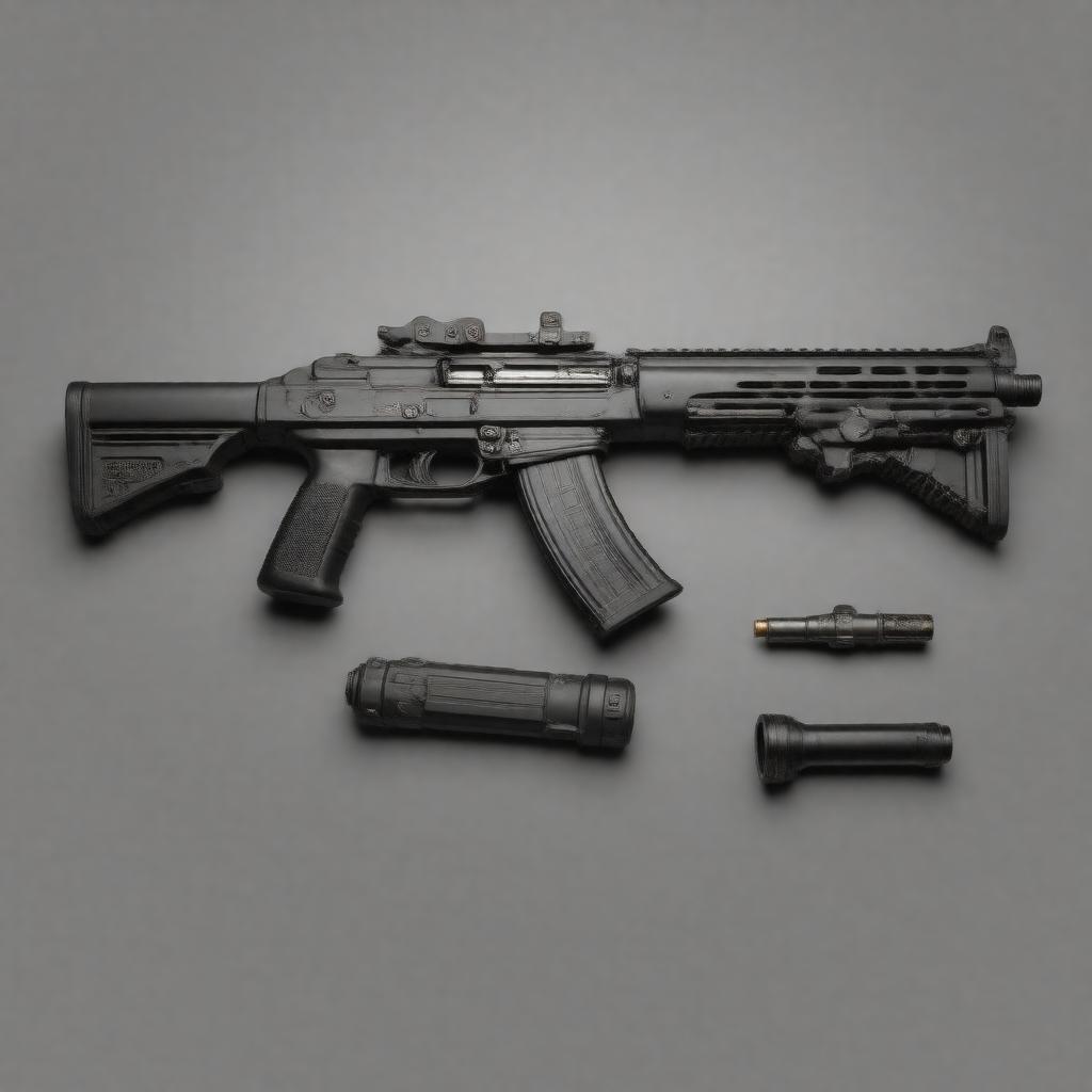 AI-created image of M870P Express Super Magnum Police Magnum Police Magnum Tactical shotgun