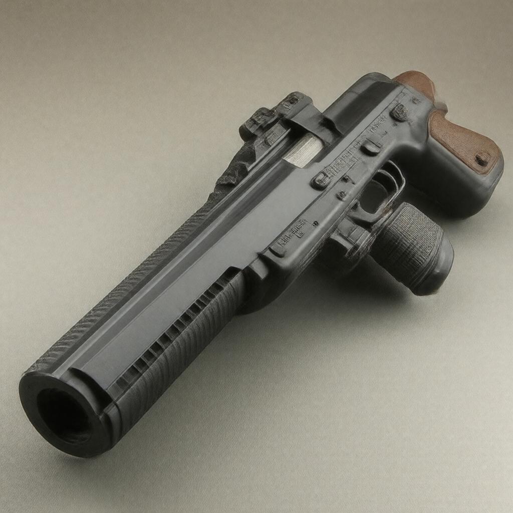 Click to view larger image AI-created image of M870P Express Super Magnum Police Magnum shotgun
